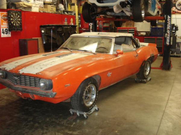 1969 Chevrolet Camaro Ss Convertible UPDATE 1 22 12 Sold for 13813 with
