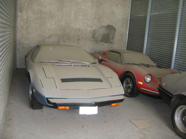The storage unit housed this 1977 Maserati Bora Coupe which only has 987 