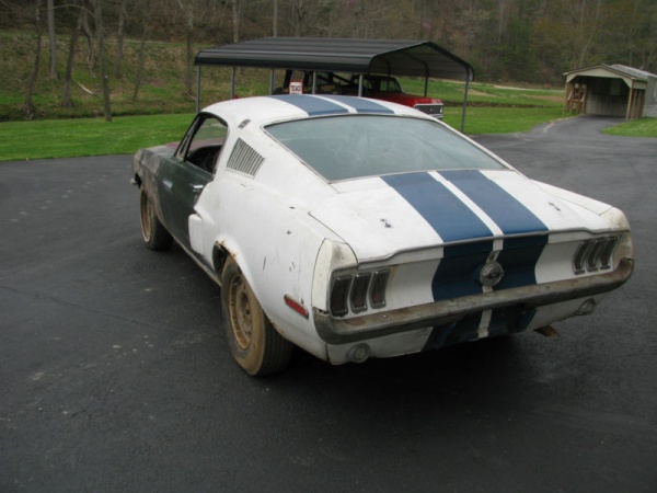 1968 Mustang Fastback Shelby Sham Rear This Mustang has been owned by the