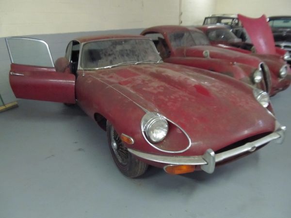 1970 Jag E Type Barn Find Front 1970 Jag E Type Barn Find Front