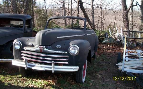 Craigslist 1946 ford convertible #5