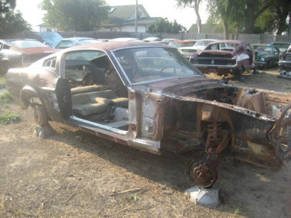 1967 Ford mustang fastback salvage for sale #9